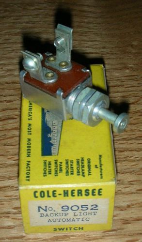 Cole hersee no. 9052 backup door neutral reverse light switch nos rat rod vintag