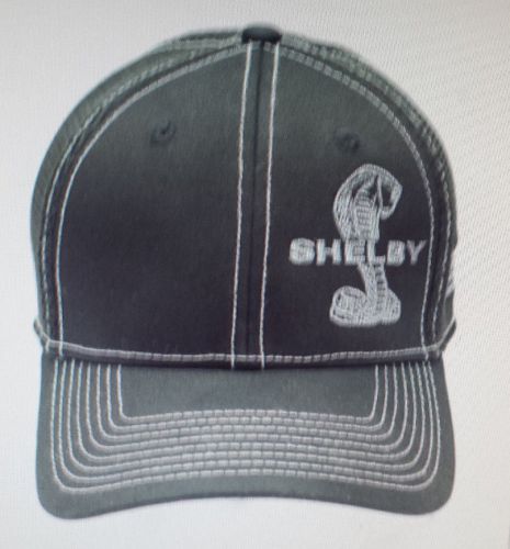 Shelby super snake new era black hat with white stitching ford mustang gt500