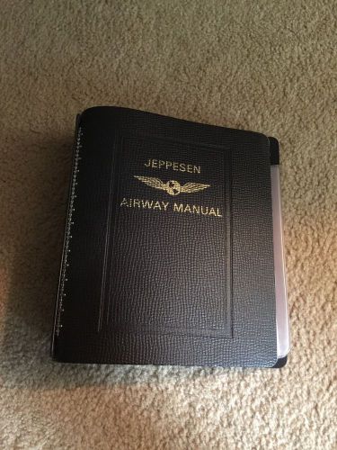 Jeppesen airway manual binder 2&#034; duraflo vinyl