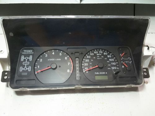 00 01 isuzu trooper speedometer cluster 4x4 at w/variable torque control cluster