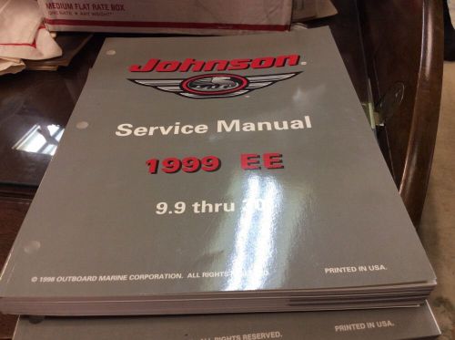1999 johnson ee 9.9 thru 30 hp outboard motor service manual