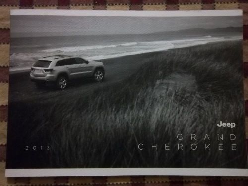 New 2013 jeep grand cherokee limited laredo overland summit literature brochure!