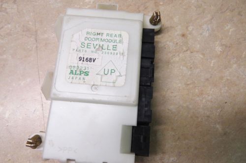 98-04 cadillac seville sts sls passenger rh rear door control module 25690811 *