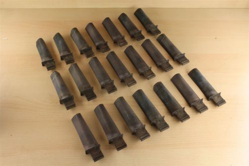 Lot of (21) 3&#034; turbine blades