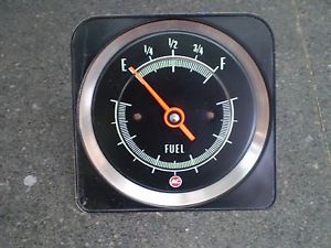 1969 chevy camaro ss z-28 sbc bbc oem fuel gauge  350 396 302 nice!