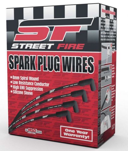 Msd street fire spark plug wire set for 1988-up chevy 454 5569