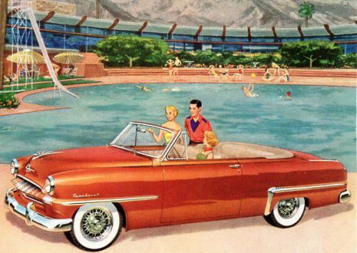 Vintage  original  1953  plymouth  cranbrook  convertible  ad  6 1/2 &#034; x 10  &#034;