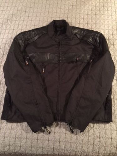 Motorcycle air flow textile jacket