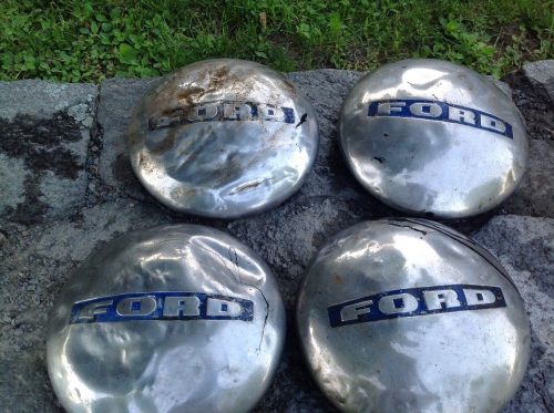 Vintage original 1947-48 ford dog dish hub caps rat rod