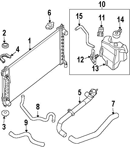 Nissan 21631ja00a genuine oem oil cooler tube