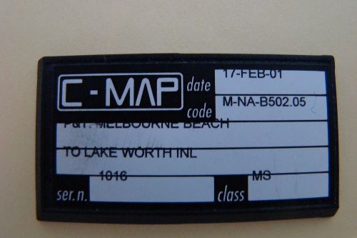 C-map chart card for p&amp;t:  melbourne beach to lake worth inl.