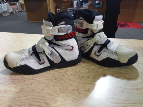 Thor 50/50 atv motocross boots white red black size 7 mens nos new fit larger