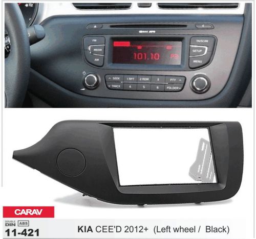 Carav 11-421 2din kia cee&#039;d 2012+ (left wheel / black)