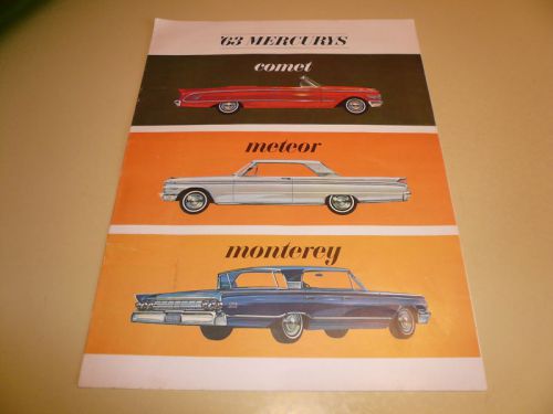 1963 mercury sales brochure - vintage