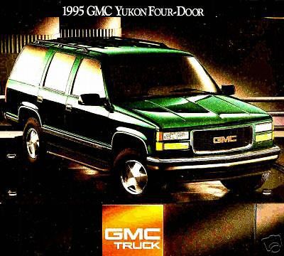 1995 gmc yukon 4-door factory brochure-yukon 4-door