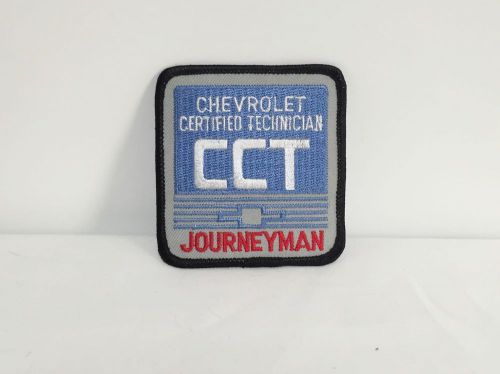 Chevrolet chevy certified technician cct journeyman patch