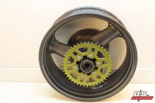 96-03 kawasaki ninja zx7r zx7 complete rear wheel back rim  straight oem