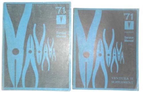 1971 pontiac service repair manual set firebird gto grand prix lemans more