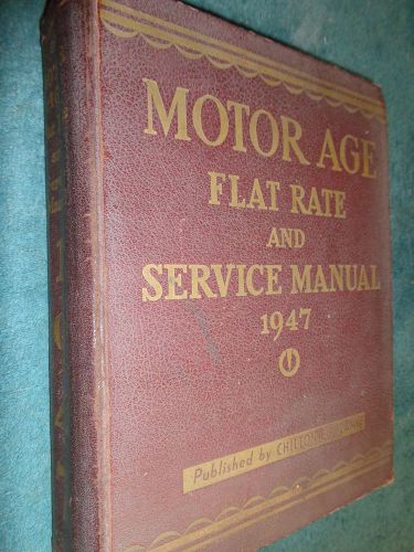 1939-1947 chevy ford olds cadillac mercury dodge &amp; more shop and parts manual