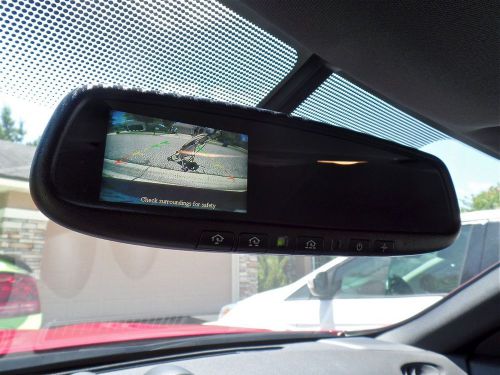 Gentex auto dimming rearview monitor/camera mirror with homelink® &amp; compass kit