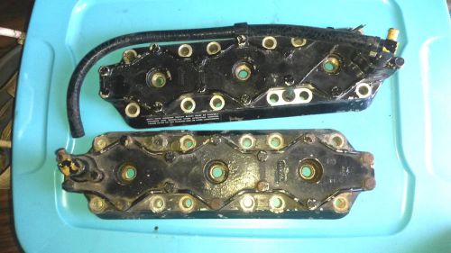 Mercury cylinder heads v6 1026-7261 mid 80&#039;s 200hp black max 2 pcs heads