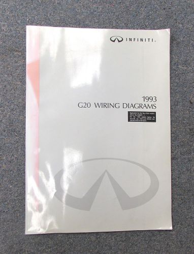 1993 infiniti g20 wiring diagram service manual