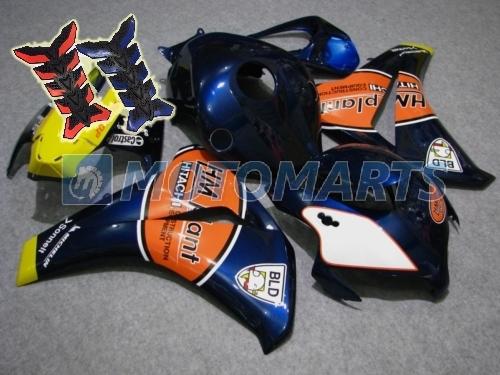 Free tank pad! fairing body kit for honda cbr1000rr fireblade 08 09 2010 2011 ay