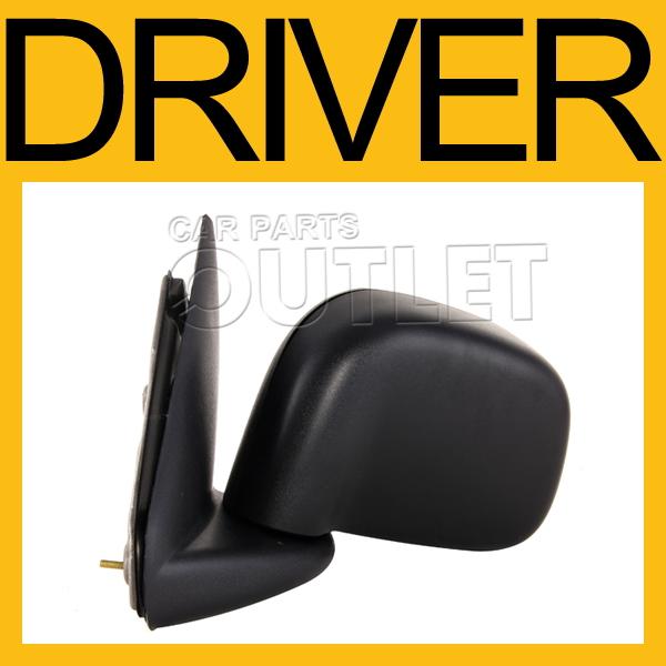 New 2002-2005 dodge ram 1500 manual mirror wo remote r2500 r3500 non towing left