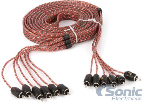 Stinger si4617 17 ft. of 6-channel 4000 series rca interconnect audio cable