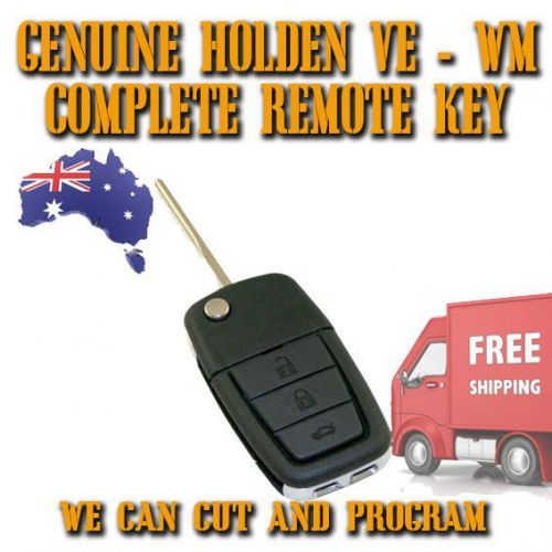 Holden commodore statesman ve wm genuine flip complete remote key - free post