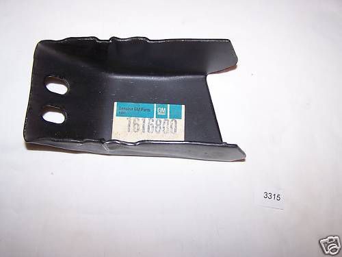 Rear left bumper outer end reinforcement 79 81 cadillac eldorado 1616800