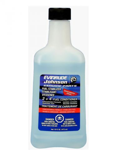 Johnson evinrude 2 + 4 fuel conditioner 16-oz bottle 0766209