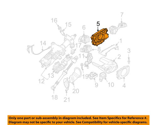 Bmw oem 08-10 650i steering column-switch housing 61319204504