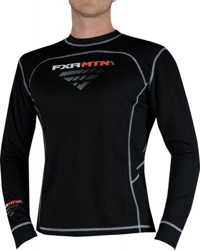 Fxr-snow vapour adult 20% merino/80% performance polyester top/shirt,black,xl