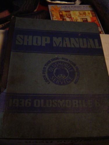 1936 oldsmobile service manual  factory orignal