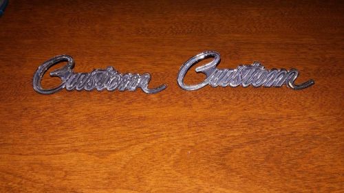 1974 pontiac gto 73 74 ventura sprint roof emblems &#034;custom&#034; 9658006