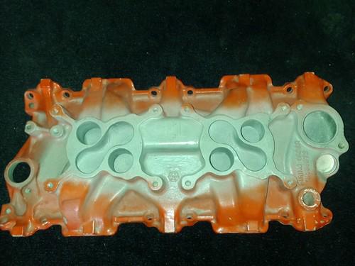 Gm small block 2x4 intake manifold