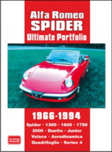 Alfa romeo spider ultimate portfolio 1966-1994 duetto junior veloce quadrifoglio