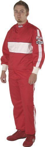 G-force 4385medrd gf 505 red medium triple layer racing jacket