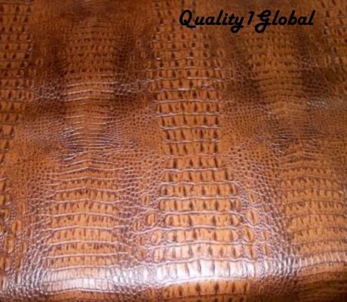 Alligator leather custom 24&#034;x 55&#034; perfect for harley nightster motorcycle seat