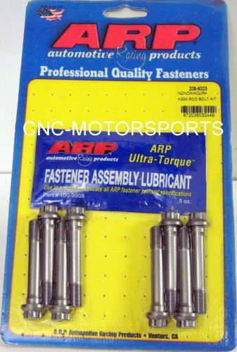 Arp rod bolt kit 208-6003 honda/acura 2.0l k20a pro series arp2000