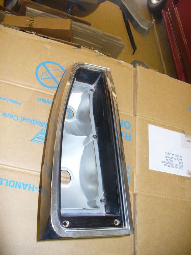 1974 plymouth fury/duster/sport station wagon left tail light bezel.