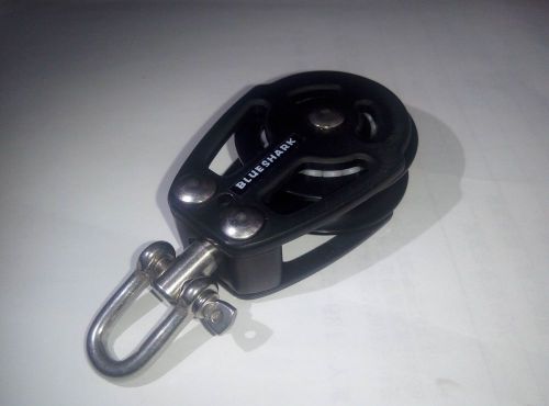 Blueshark aluminum 38mm delrin sail blocks single swivel 2250