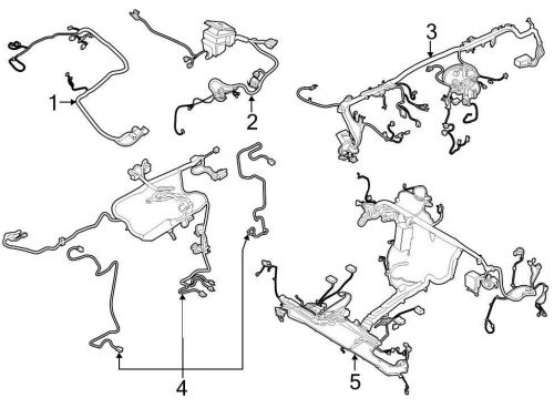 Ford oem engine wiring harness ck4z9k499c image 2