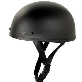 Outlaw slim-g black matte half helmet size l