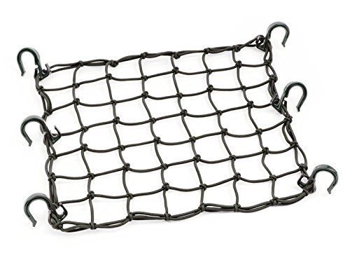 15&#034;x15&#034; powertye® mfg cargo net featuring 6 adjustable hooks &amp; tight 2&#034;x2&#034; mesh,