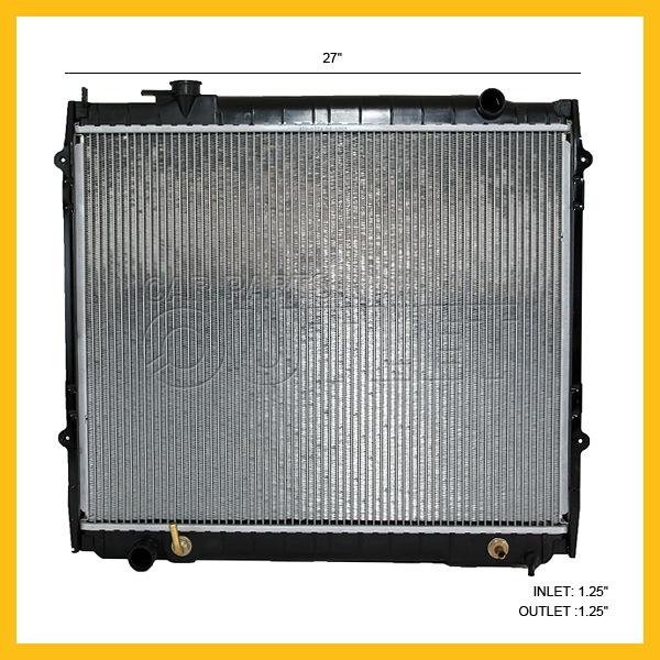 1995-2004 toyota tacoma 4wd radiator a/t 20 3/4" core new 2rows w/toc 95-04