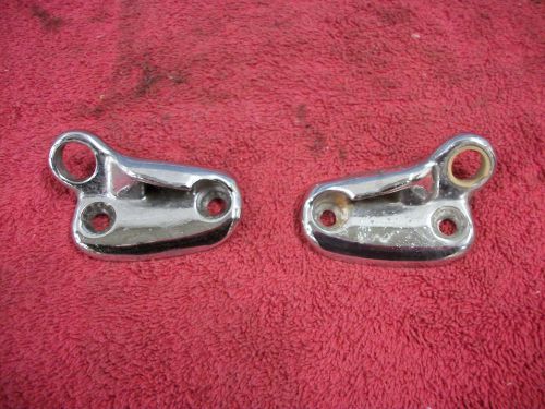 1963-67 corvette convertible top front header alignment pins, used