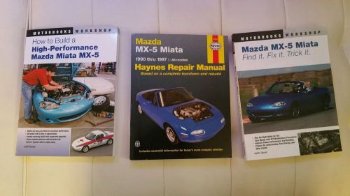 Mazda miata mx5 repair manuals