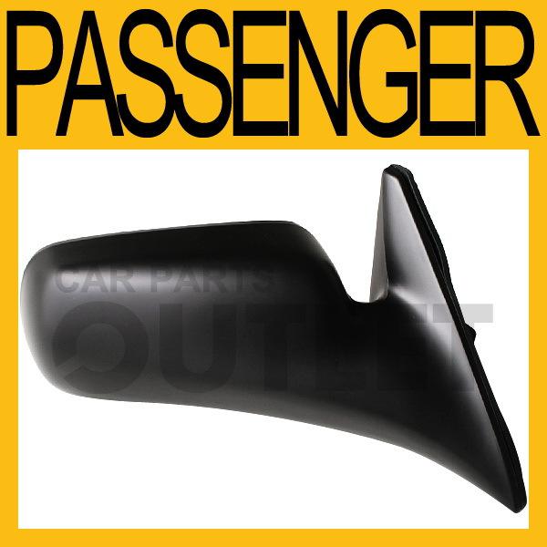 87-91 toyota camry passenger side mirror to1321125 new manual lever remote right